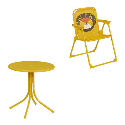 Kids' 4-Piece Camping Furniture Set with Parasol