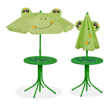 Kids' 4-Piece Outdoor Furniture Set with Parasol