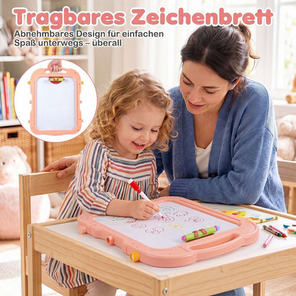 Kids' Adjustable 4-in-1 Art Easel with Accessories