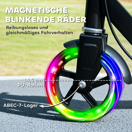 Kids' Adjustable Scooter, Ages 3-8, 50kg Capacity