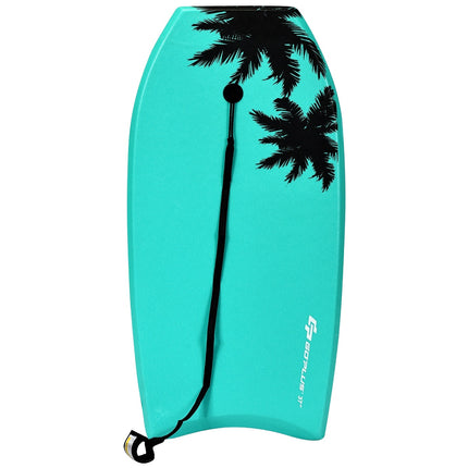 Kids Bodyboard Surfboard, Green, 104 x 52 x 6 cm