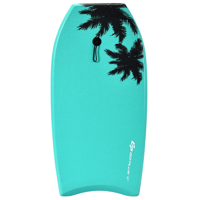 Kids Bodyboard Surfboard, Green, 104 x 52 x 6 cm