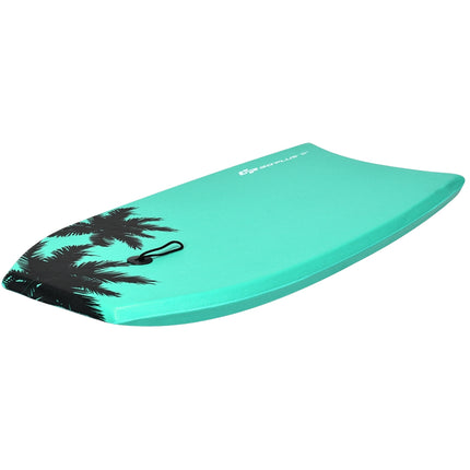 Kids Bodyboard Surfboard, Green, 104 x 52 x 6 cm