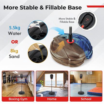 Kids Boxing Set – Adjustable Punching Bag With Gloves