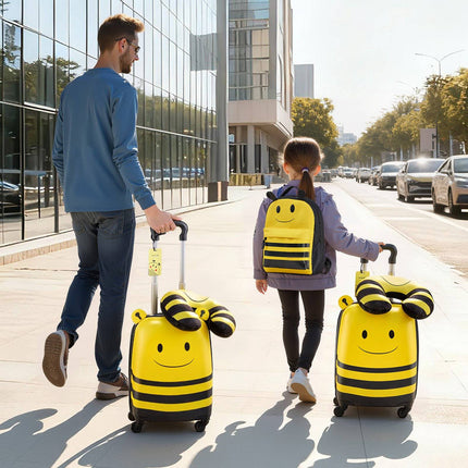 Kids Carry-On Luggage Set, 5-Piece 18-Inch Hardside Spinner