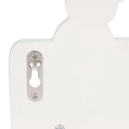 Kids' Coat Rack with 4 Hooks, 15 x 38 cm, MDF & Pine
