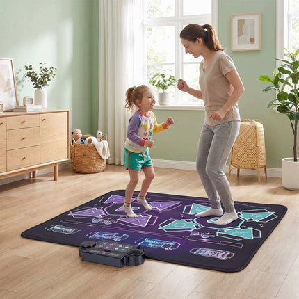 Kids Dance Mat with 4 Modes, LED Lights, and Music