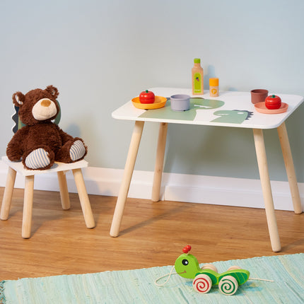 Kids Dinosaur Table and Chair Set – Toddler Furniture