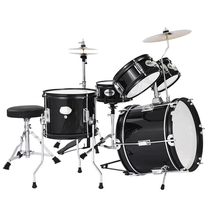 Kids Drum Set, 5-Piece 14-Inch, Throne and Sticks