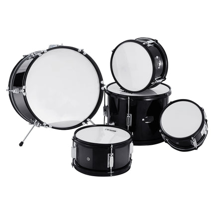 Kids Drum Set 5-Piece, 16 In, Throne, Cymbals, Sticks