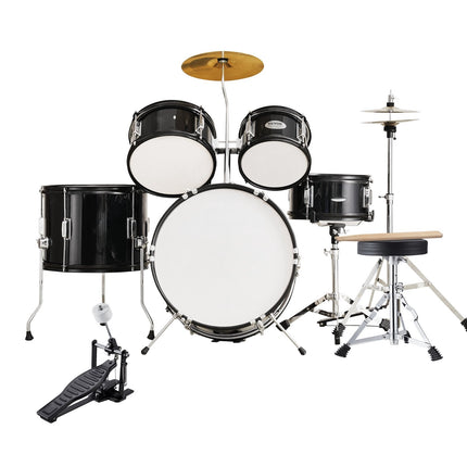Kids Drum Set 5-Piece, 16 In, Throne, Cymbals, Sticks