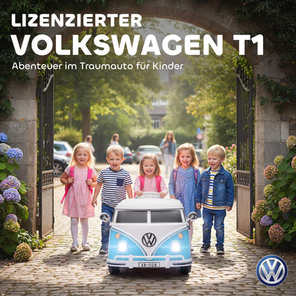 Kids Electric Car, 12V, Dual Motor, MP3, Blue, 89x49x41.5 cm