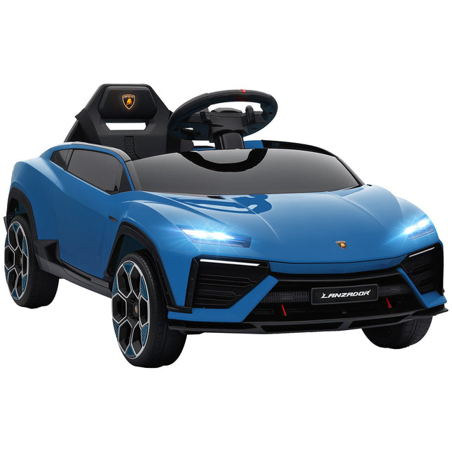 Kids Electric Car 12V with Remote, 2 Motors, Blue
