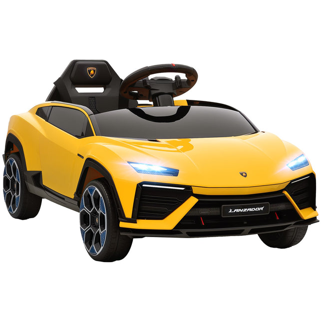 Kids Electric Car 12V with Remote, 2 Motors, Yellow