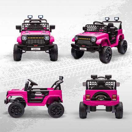 Kids Electric Car 12V with Remote, Pink, Ages 3-8