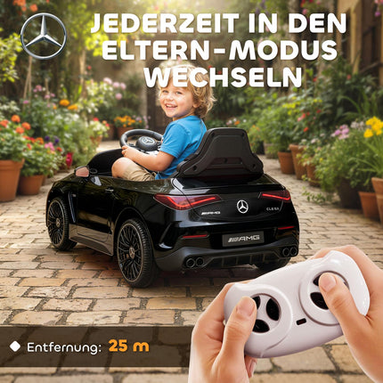 Kids Electric Car, Mercedes Design, 12V, Remote, Black