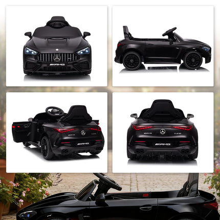 Kids Electric Car, Mercedes Design, 12V, Remote, Black