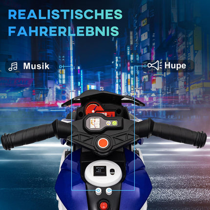 Kids Electric Motorcycle – 3 km/h, Lights & Sounds, Ages 3-5
