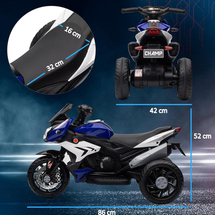 Kids Electric Motorcycle – 3 km/h, Lights & Sounds, Ages 3-5