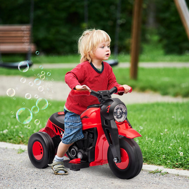 Kids Electric Motorcycle, 6V with Music, 2.5-3 km/h, Ages 2-5