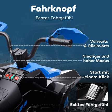 Kids Electric Quad, 24V, 4 Wheels, USB, MP3, 6.5 km/h