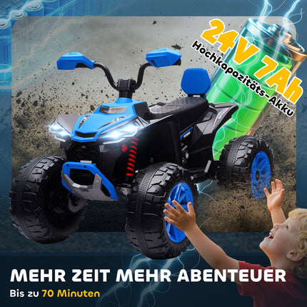 Kids Electric Quad, 24V, 4 Wheels, USB, MP3, 6.5 km/h