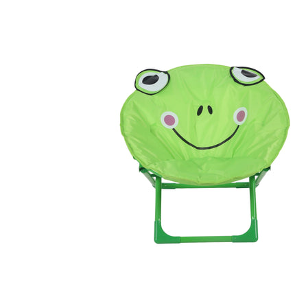 Kids Foldable Moon Chair with Animal Design