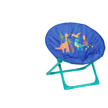 Kids Foldable Moon Chair with Animal Design