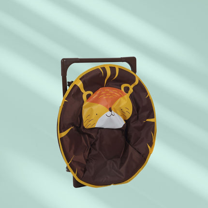 Kids Foldable Moon Chair with Animal Design