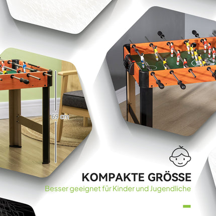 Kids Foosball Table Set, MDF & Steel, Scoreboard, Ages 7+