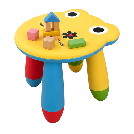 Kids' Frog Design Plastic Stool, Multicoloured
