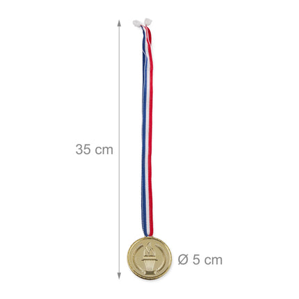 Kids' Gold Medals Set of 12