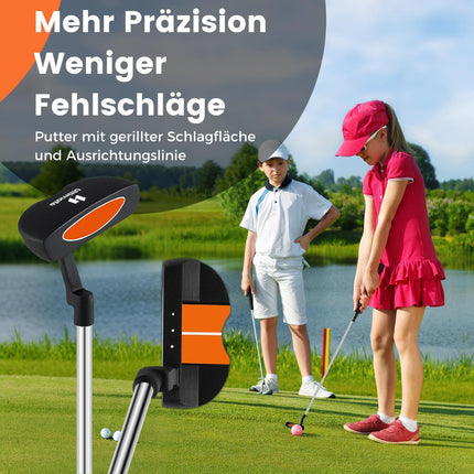 Kids Golf Club Set, Right-Handed, Ages 11-13, Orange