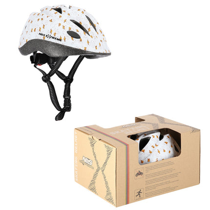 Kids Helmet, White, Size S (53-55 cm)