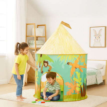 Kids Jungle Play Tent – Indoor/Outdoor Adventure Hut