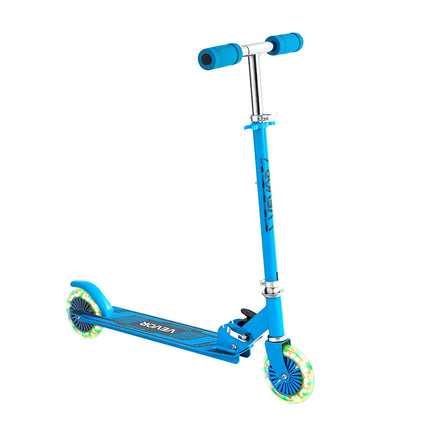 Kids Kick Scooter, 2-Wheel, Light-Up, Adjustable, Foldable