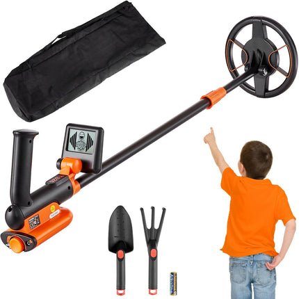 Kids Metal Detector With LCD, Waterproof 6-Inch Coil, Adjustable