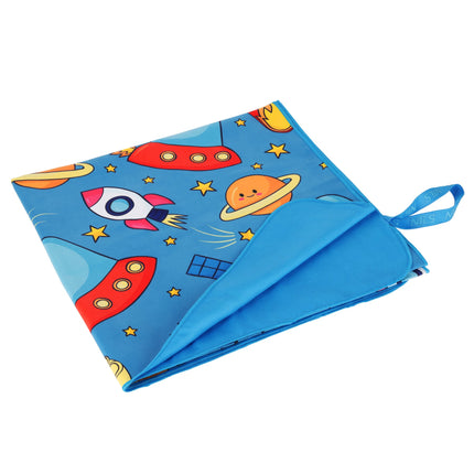 Kids Microfiber Towel, Space Print, 160 x 80 cm