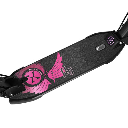 Kids' Pink Scooter with 200mm Wheels, Dual Brakes