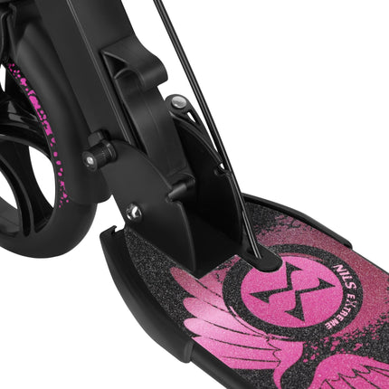 Kids' Pink Scooter with 200mm Wheels, Dual Brakes