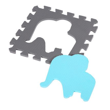 Kids' Playpen Puzzle Mat, Mint, 36 Pieces, 140x140 cm