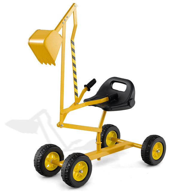 Kids Ride-On Sand Digger, 360 Rotating, 2-Hand Controls