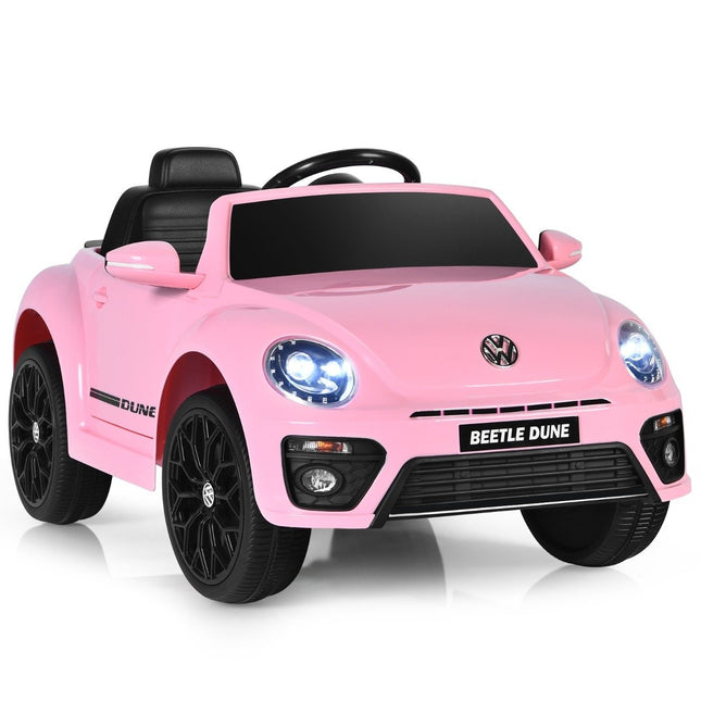 Kids Ride-On VW Beetle Car with Music & Remote Control