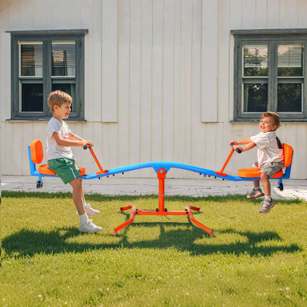 Kids Rotating Seesaw, 300 lb Capacity, 360 Spin