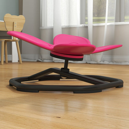 Kids' Sensory Swivel Chair, Butterfly Shape, Pink