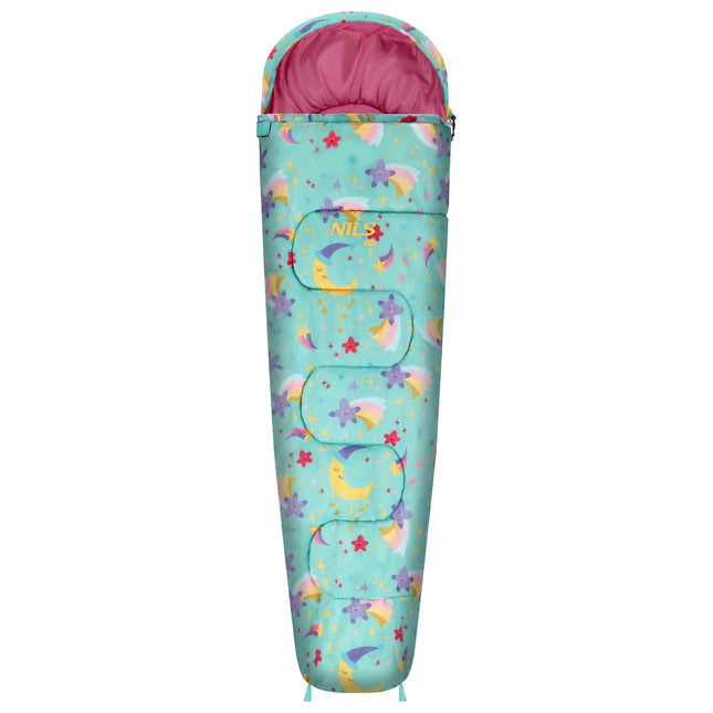 Kinderslaapzak met rugzak, sterren, 12C Comfort
