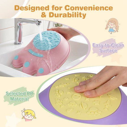 Kids Stepping Stones, Monster Theme, Anti-Slip, 6 Pieces
