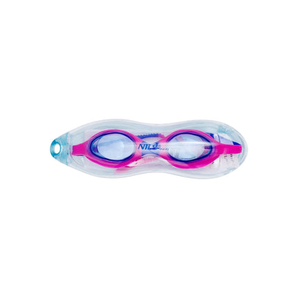 Kids Swimming Goggles, Pink/Blue, Anti-Fog, UV Protection