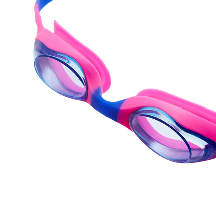 Kids Swimming Goggles, Pink/Blue, Anti-Fog, UV Protection