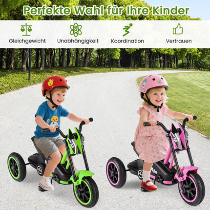 Kids' Tricycle with Non-Slip Pedals and Durable Wheels